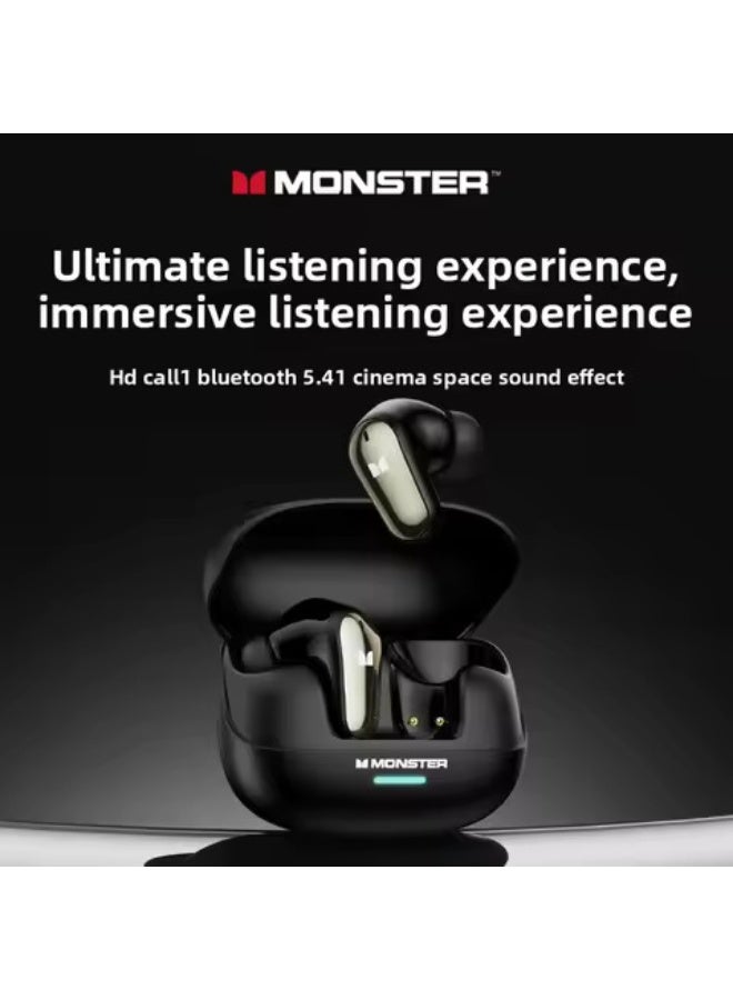 Monster Aura FIT XT02 True Wireless Bluetooth Earphones with ANC Noise Cancellation, 26 Hours Playtime, Ergonomic Design, Hands-Free Clear Calls - Premium Sound Quality Pink - Image 5